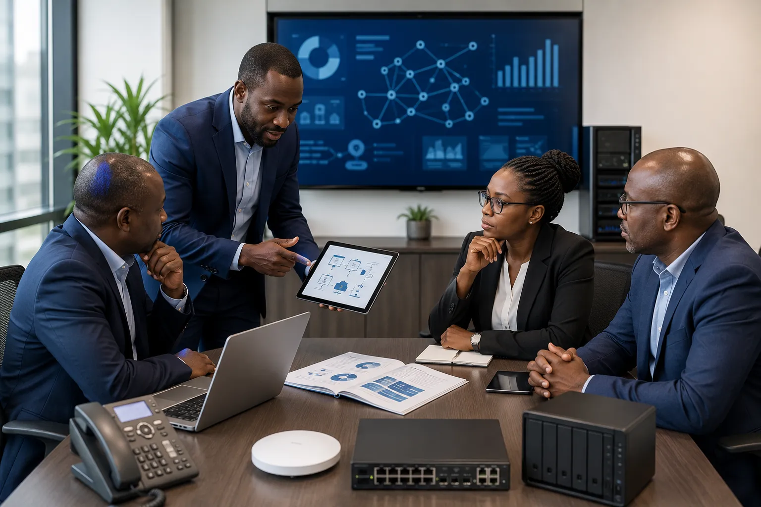 Business networking and IT infrastructure service by FourTeck Africa