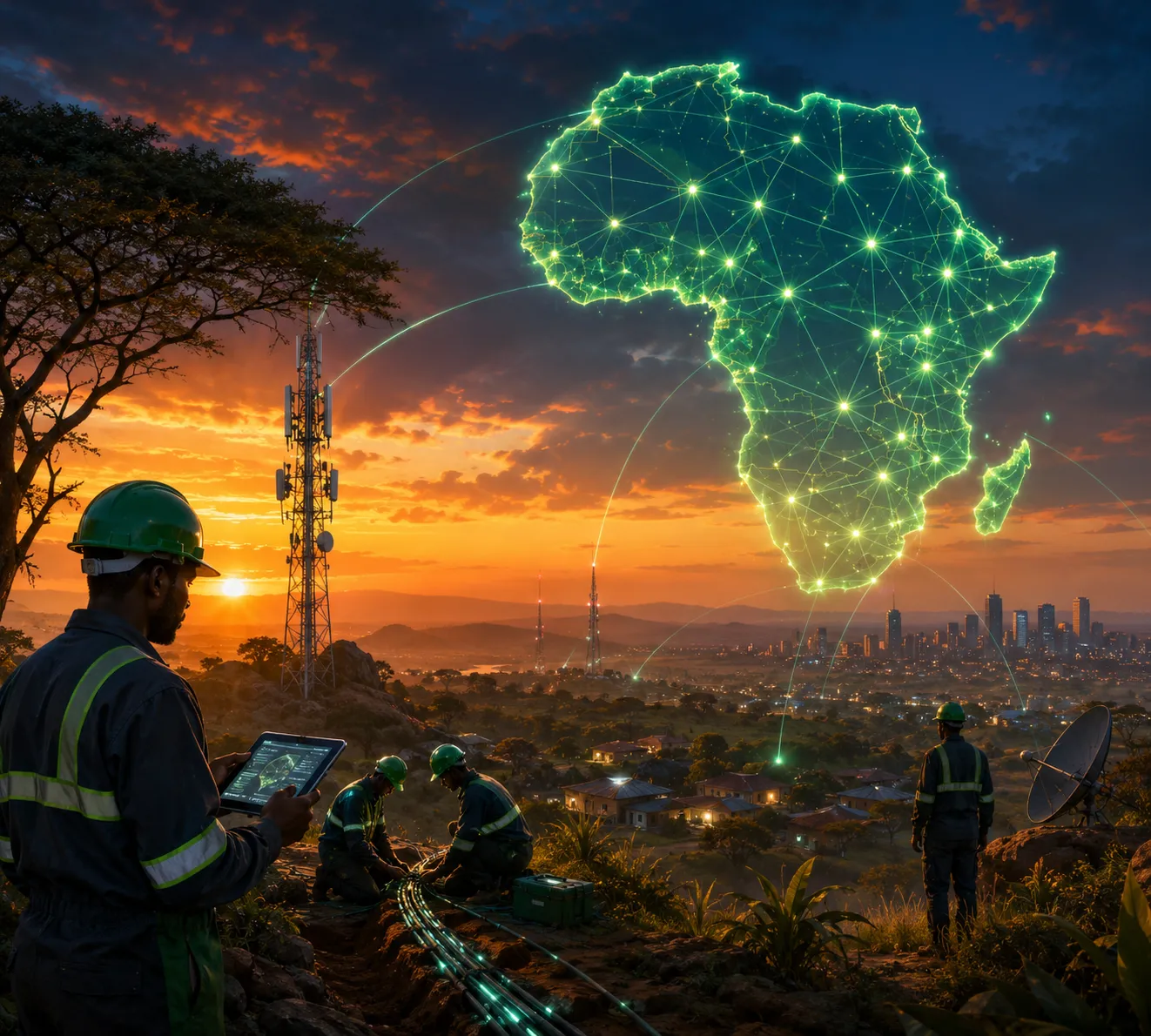 Network deployment and IT infrastructure support in Africa